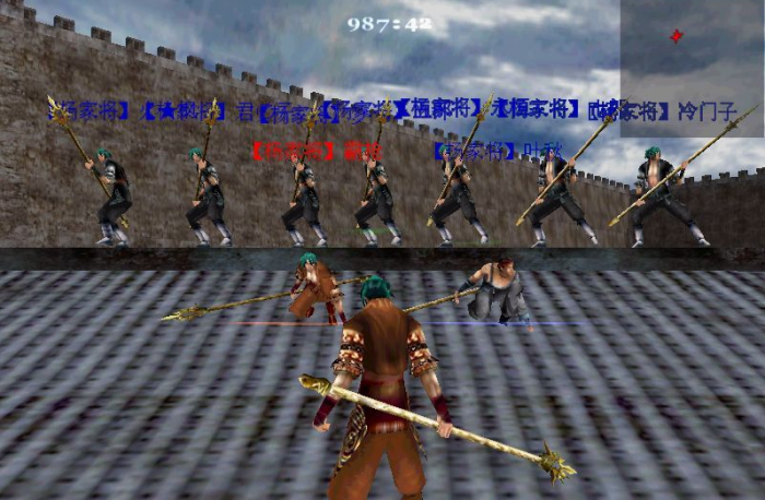 流星蝴蝶剑中怎样用长枪2