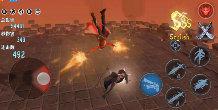 鬼泣巅峰之战但丁技能连招怎么打2