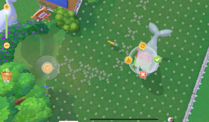 摩尔庄园中家具怎么漂浮2