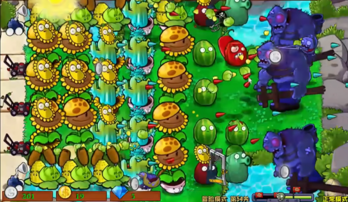 植物大战僵尸54怎么过3