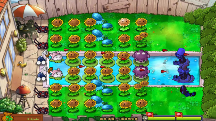 植物大战僵尸无尽水池怎么打1
