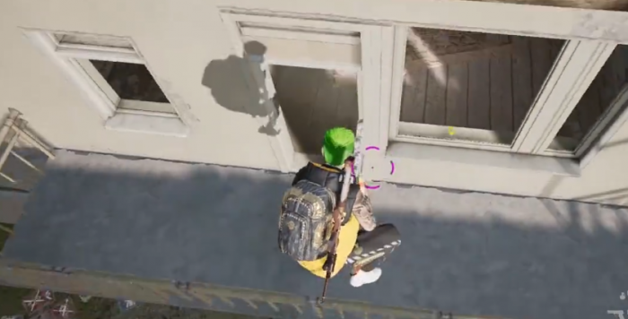 绝地求生怎么爬水管上屋顶2