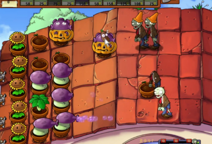 植物大战僵尸95版怎么过52