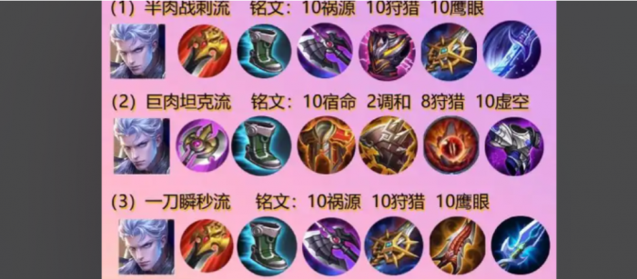 王者荣耀铠花式打野出装怎么出2