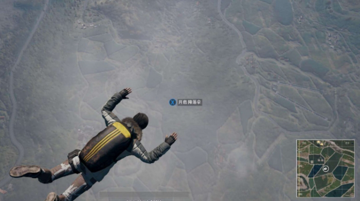 绝地求生小图怎么才能落地快1