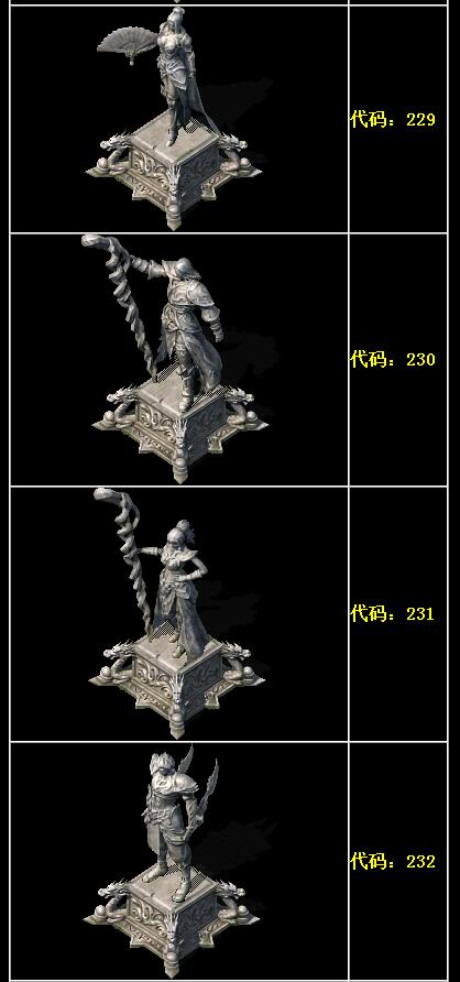 传奇NPC外观形象代码大全15