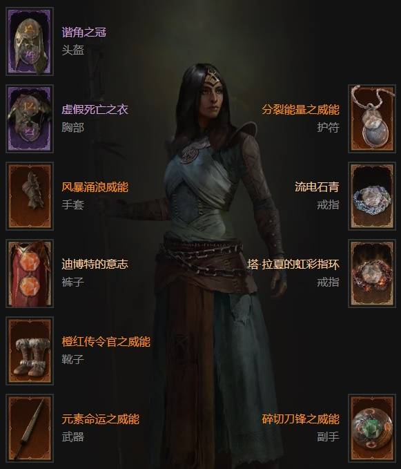 暗黑4S11法师闪电矛开荒BD推荐7