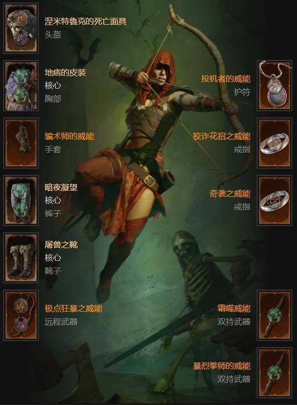 暗黑4S11游侠盗贼大招流BD_暗黑盗贼团