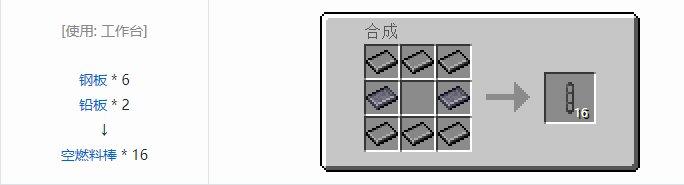我的世界HBM的核科技模组燃料棒合成表大全2