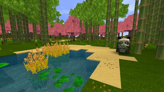 迷你世界桃林地形码20264