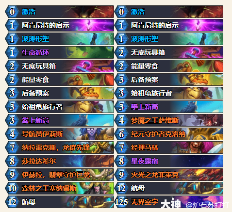 炉石传说34.0.2大哥德卡组代码一览1