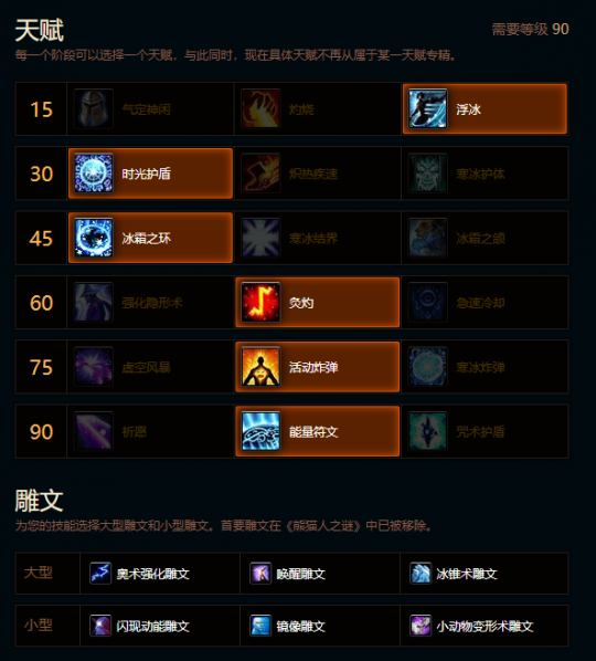 魔兽世界熊猫人之谜奥法天赋雕文推荐1