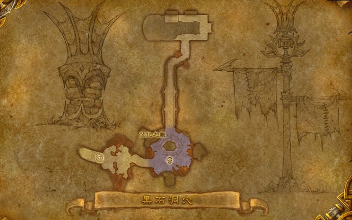 魔兽世界熊猫人之谜前夕5H副本黑石岩窟_魔兽世界黑石深渊路线图