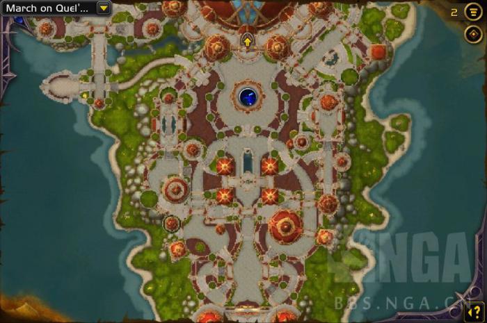 魔兽世界进军奎尔丹纳斯地图_魔兽世界奎尔丹纳斯岛军需官