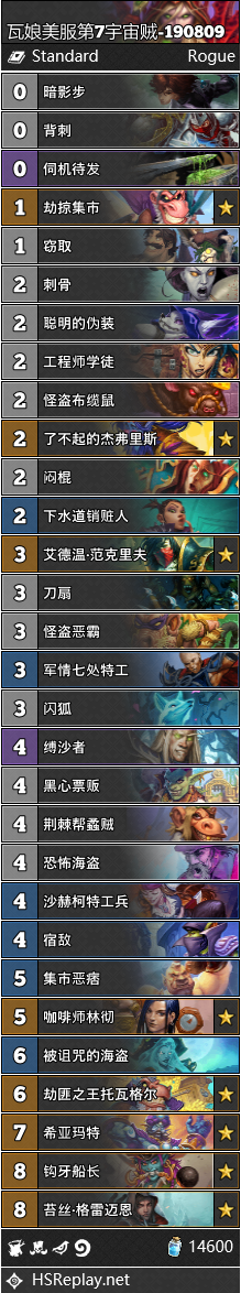 《炉石传说》奥丹姆奇兵宇宙剽窃贼攻略5