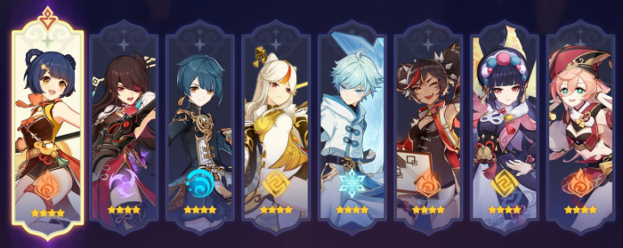 原神八观盛名邀约角色_原神角色邀约