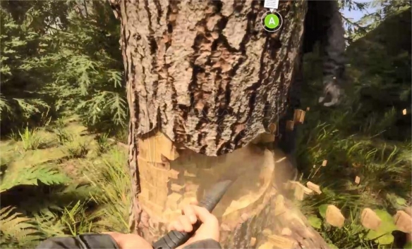 森林之子怎么快速砍树1