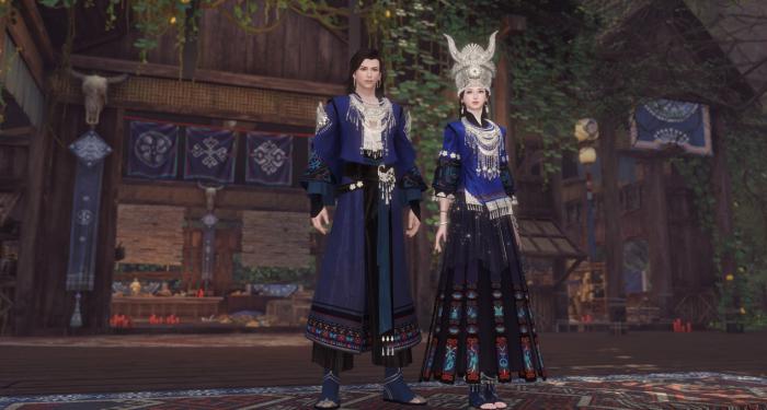 《逆水寒》苗族主题时装溪泠笙歌介绍3