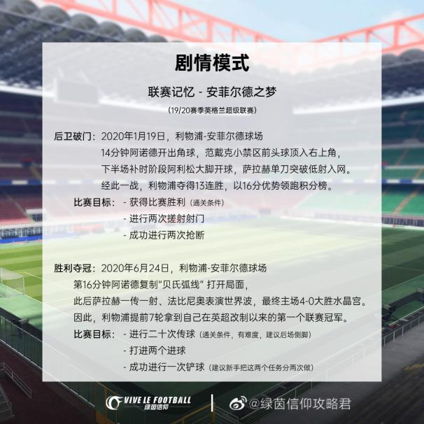 绿茵信仰剧情模式怎么玩18