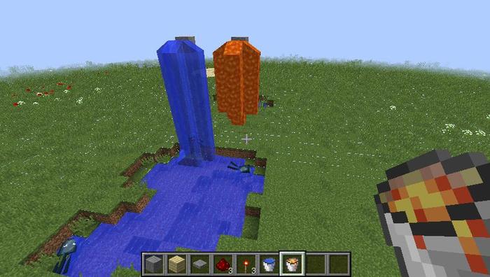 我的世界高空流水岩浆制作_我的世界岩浆喷泉怎么做