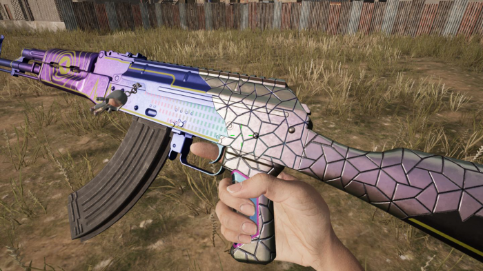 绝地求生黑货箱破碎元素系列皮肤怎么样7