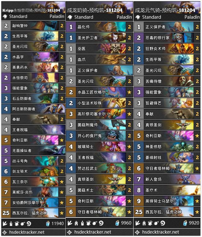 《炉石传说》拉斯塔哈的大乱斗强力预构筑卡组推荐5