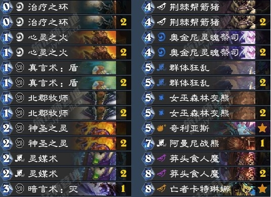 炉石传说暗影崛起复活心火牧卡组_炉石传说最新心火牧卡组推荐