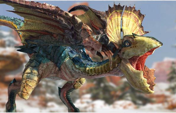 《怪物猎人OL》青怪鸟图鉴介绍1