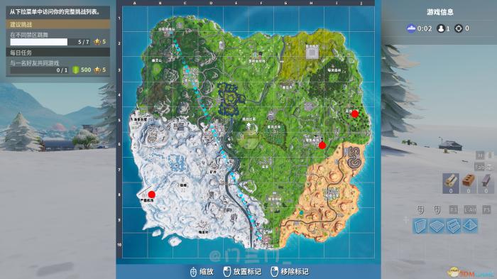 《堡垒之夜》第七赛季第五周在塔上跳舞图文攻略1