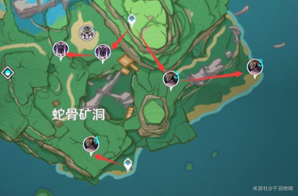 原神刀镡系列材料收集线路推荐12