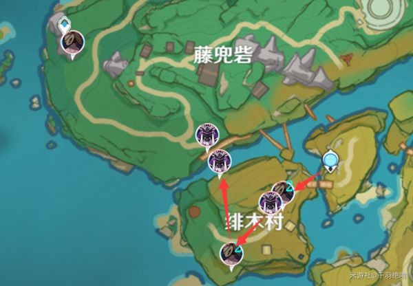 原神刀镡系列材料收集线路推荐14