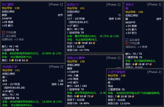 魔兽世界TBC瓦斯琪分组掉落规律是什么2