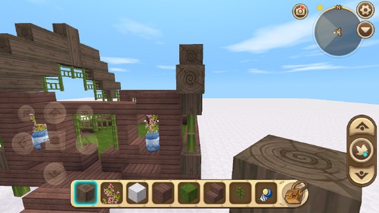 《迷你世界》竹楼建造教程34