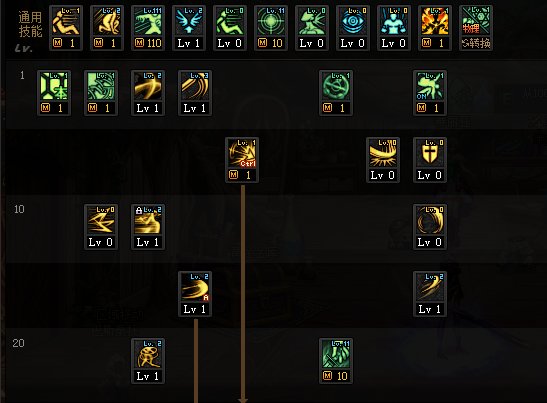 DNF巴卡尔刃影刷图加点1