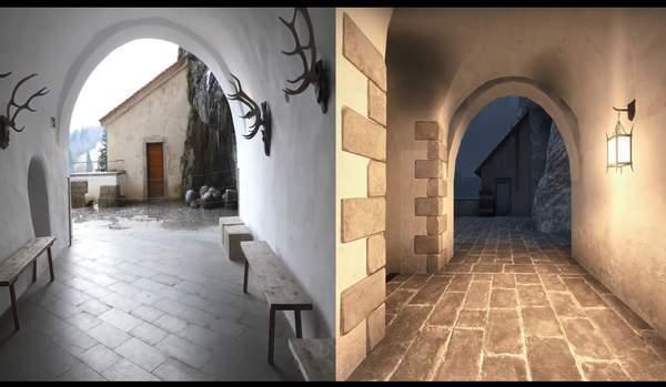 《CS:GO》城堡地图现实对比12