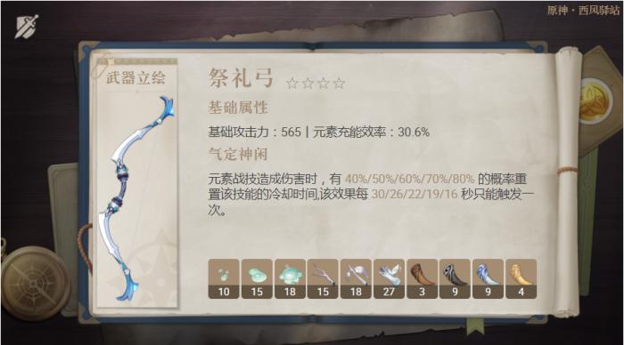 原神祭礼弓_原神祭礼弓适合哪些角色