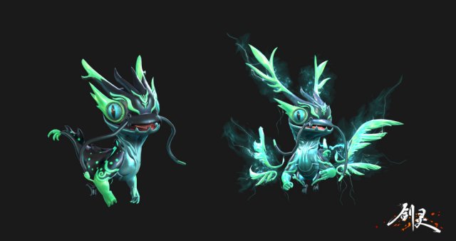 剑灵青龙幻影石外观_剑灵青龙衣