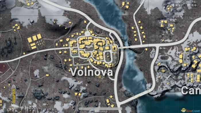 《绝地求生》雪地地图volnova凛冬城详解以及打法心得2