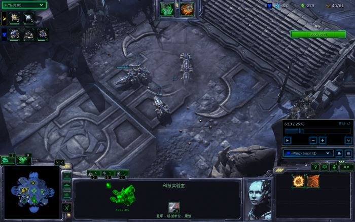 《星际争霸》雷车雷诺往日神庙运营防守流程4