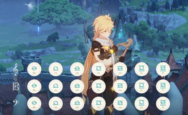 原神安河桥琴谱一览1