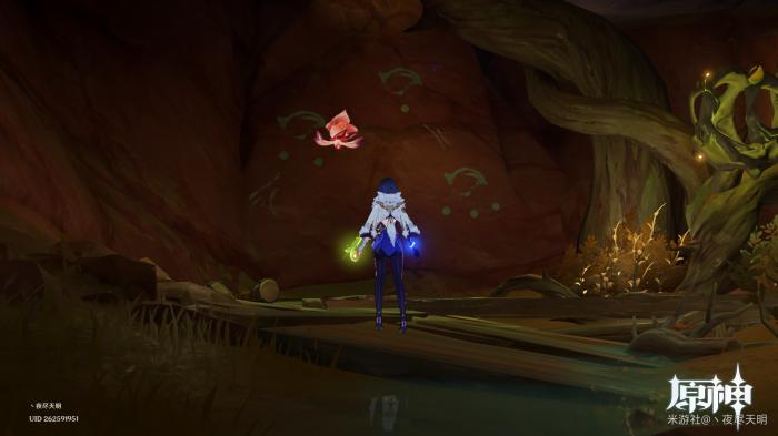 原神荼泥深渊上方蔓生灵心壁画解密攻略1