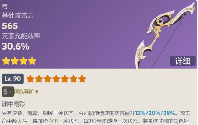 原神落霞弓突破材料一览2