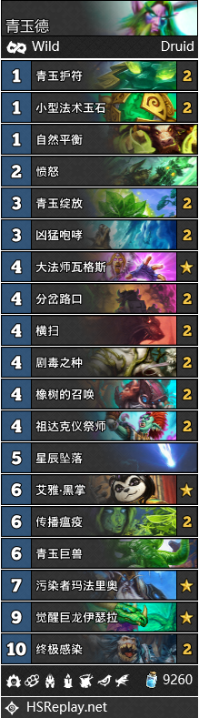 炉石传说巨龙降临环境主流卡组青玉德_炉石传说巨龙降临卡组推荐