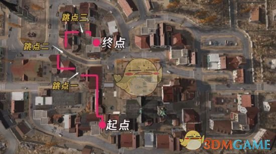 《绝地求生》雪地地图凛冬城跑酷攻略5