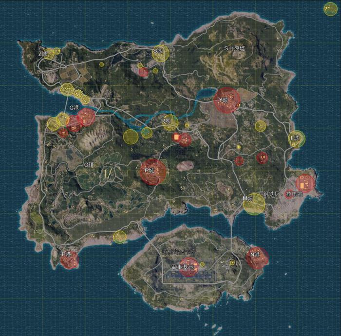 绝地求生老图全物资标注地图_绝地求生开出来的图纸在哪里