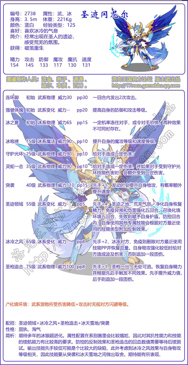 洛克王国圣迹冈尼尔技能表1