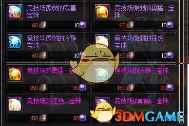 《DNF》帝国竞技场武器属强附魔宝珠介绍1