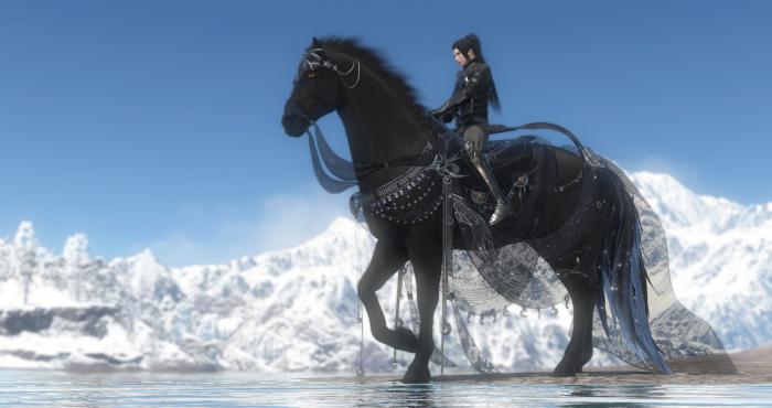 逆水寒影琉璃马鞍_逆水寒冰雪画琉璃称号