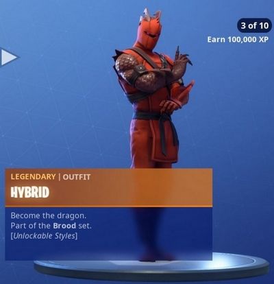 《堡垒之夜》忍者龙皮肤一览5