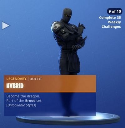 《堡垒之夜》忍者龙皮肤一览11